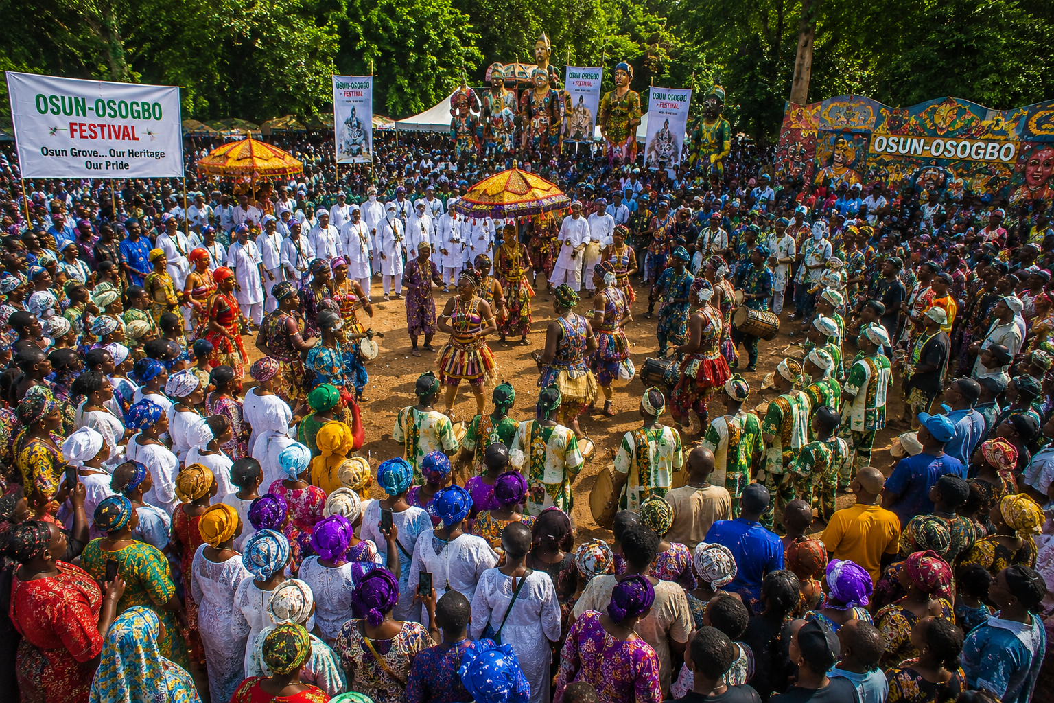 Celebrating the Osun- Osogbo Festival