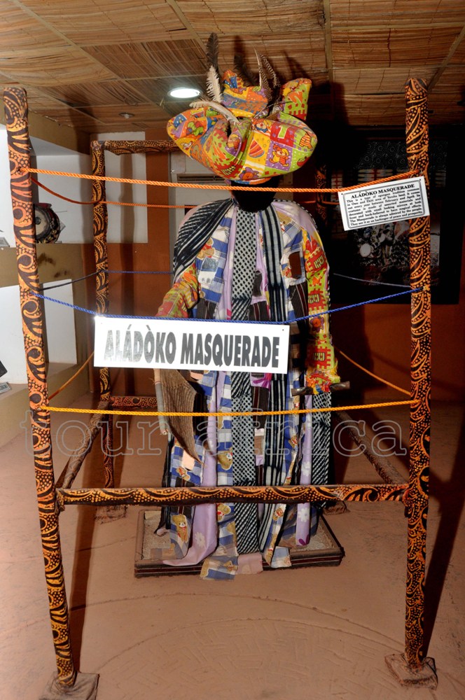 National Museum Onikan Lagos: Egungun (Masquerade) costume. Tour Africa Mag.