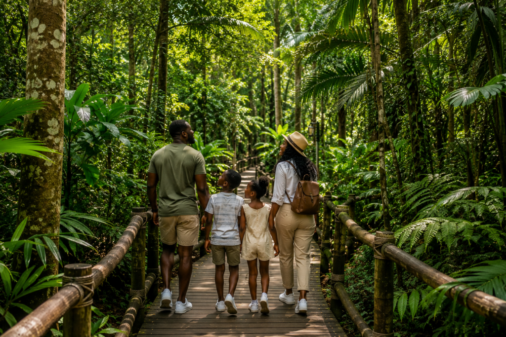 Rainforest environment at Omu Resort Lekki