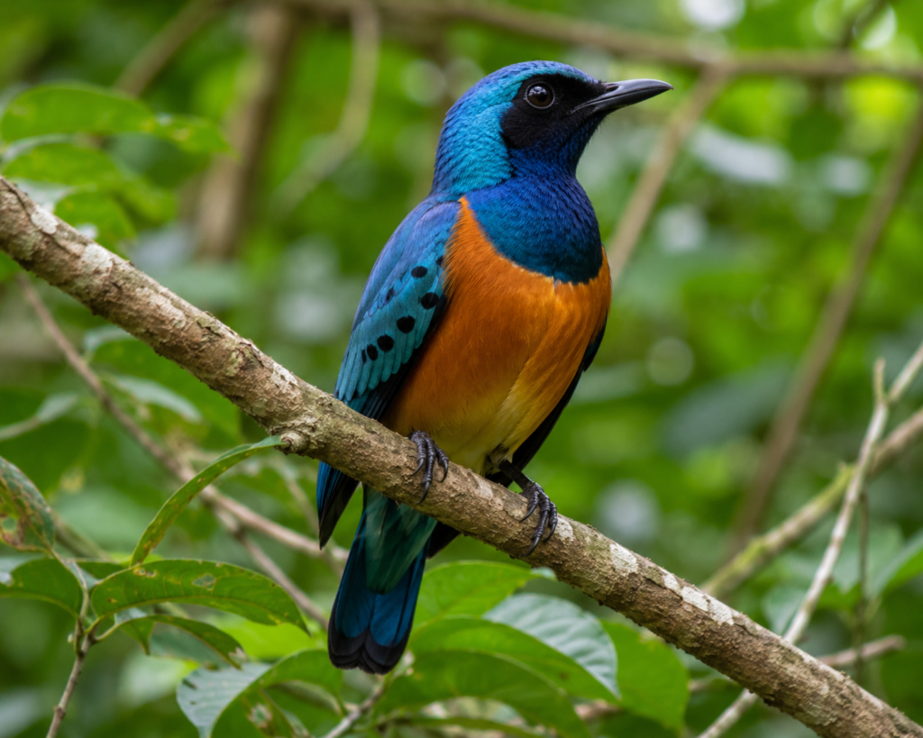 Bird perched in the forest at Lekki Conservation Centre