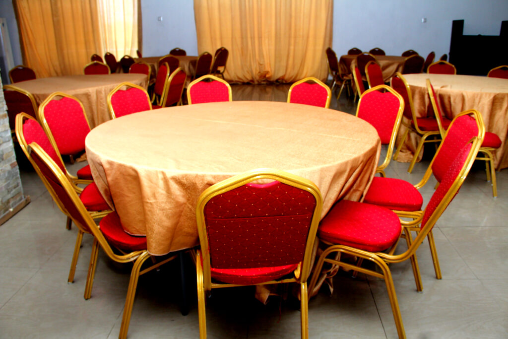 "A picturesque view of Inagbe Grand Resort and Leisure with its serene island setting."