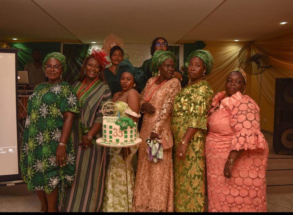 Old students of New Era Girls' Secondary School celebrating their 35th anniversary during the Grateful Heart Celebration Day.