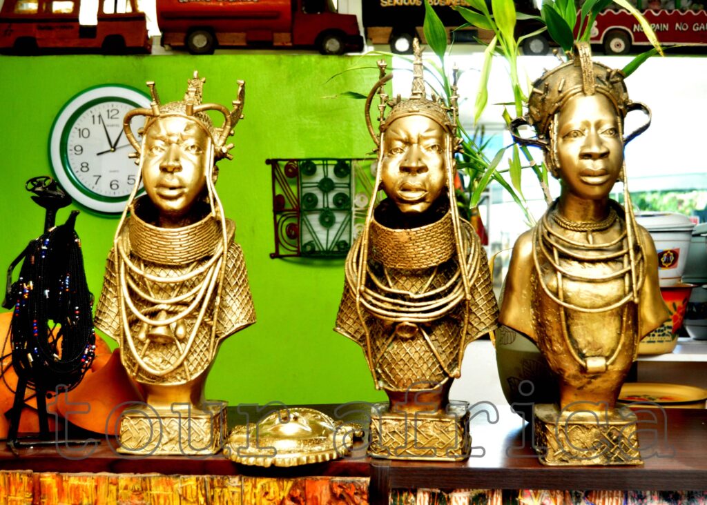 "Nike Art Gallery in Lekki, Lagos, showcasing Nigerian artwork."