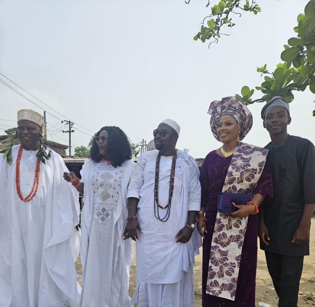 Chief Gbenga Ogunbayo, Otun Maiyegun of Amuwo Odofin, sharing his insights on chieftaincy titles and community development.
