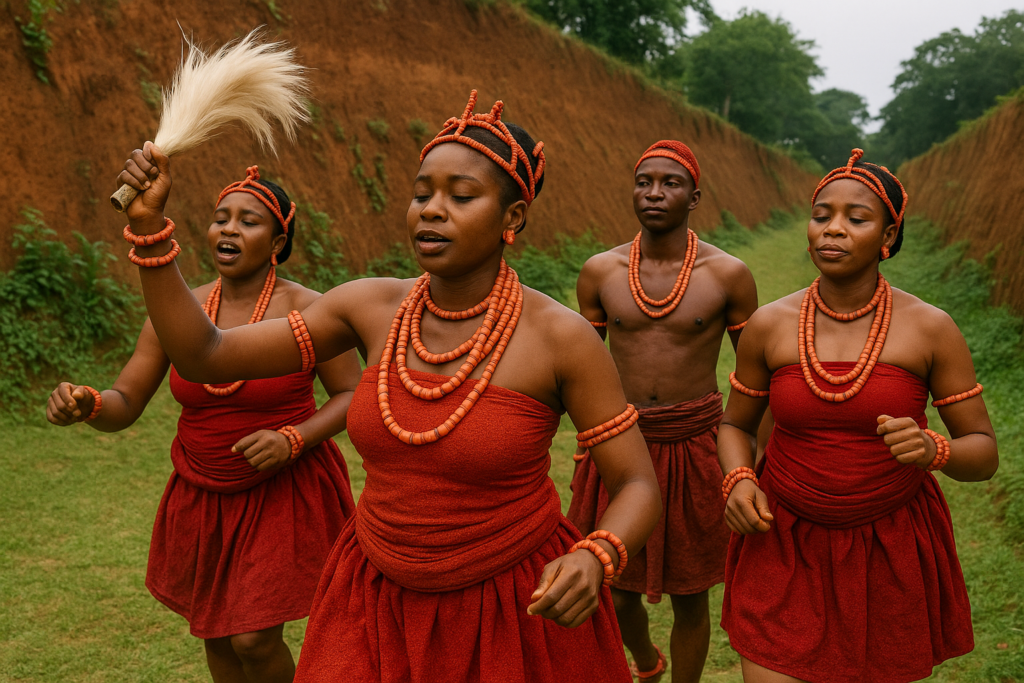 Visit Benin: Ancient Benin Moat surrounding the old city. Tour Africa Mag.