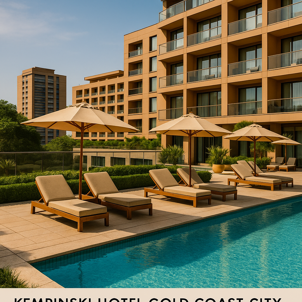 Luxury Business Hotels in Africa: Rooftop pool and lounge at Kempinski Hotel Accra. Tour Africa Magazine