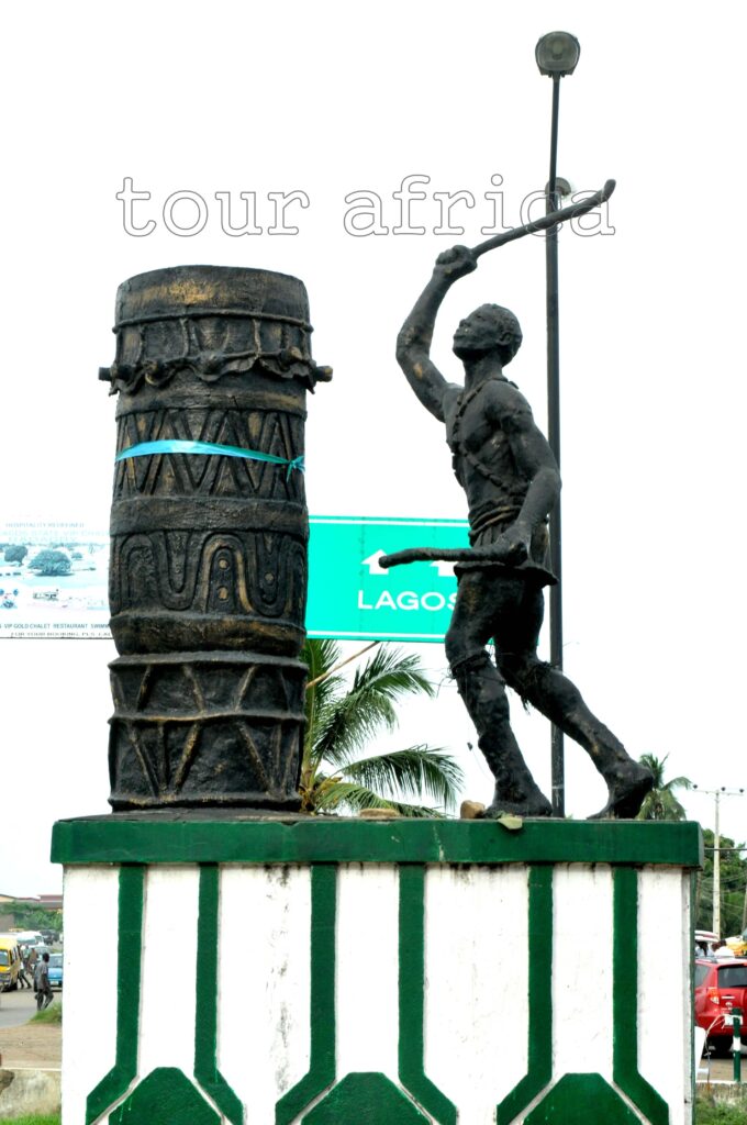 Sato drummer in Badagry. Tour Africa Magazine 