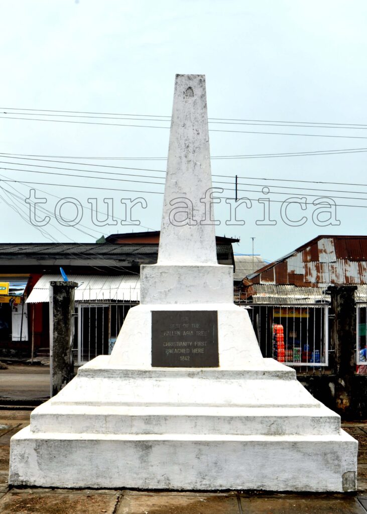 Agia Tree Monument Badagry historic site- Where Christianity was first preached. Tour Africa Magazine 
