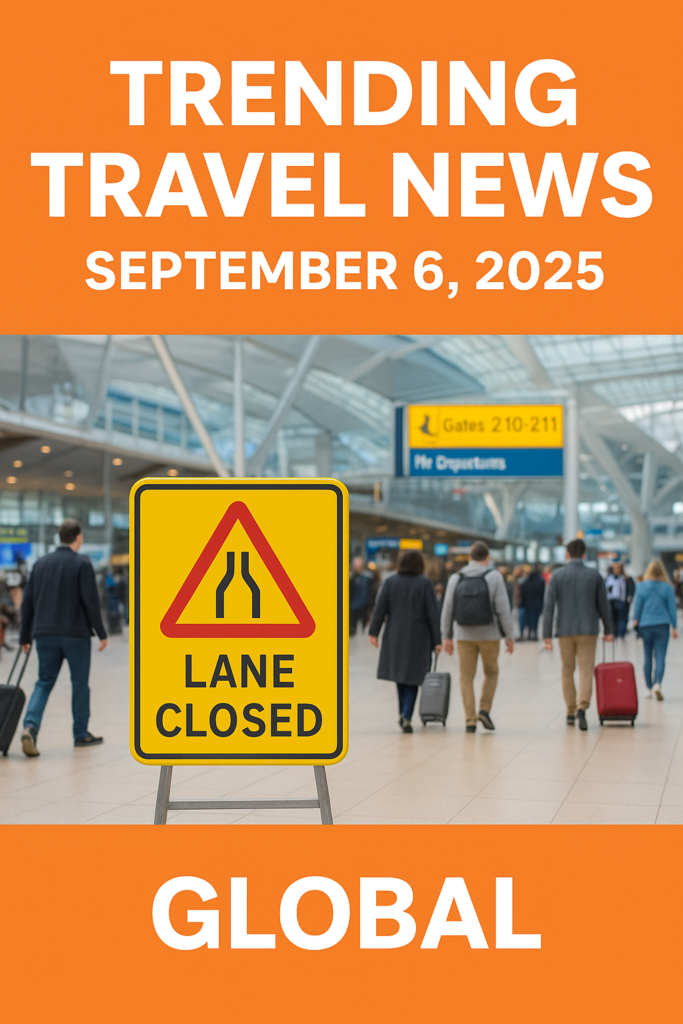 “Trending Travel News September 6, 2025 – Dubai International Airport. Tour Africa Magazine