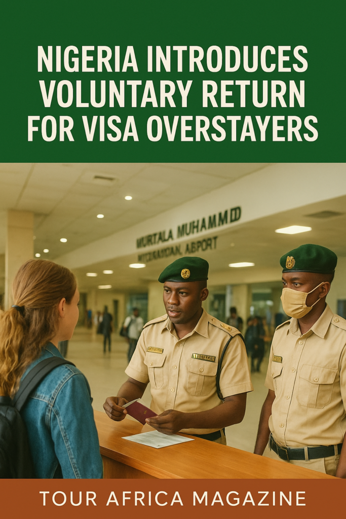 Latest Travel News & Updates: “Nigeria Immigration Service launches voluntary return program for visa overstayers in October 2025.” Tour Africa Magazine