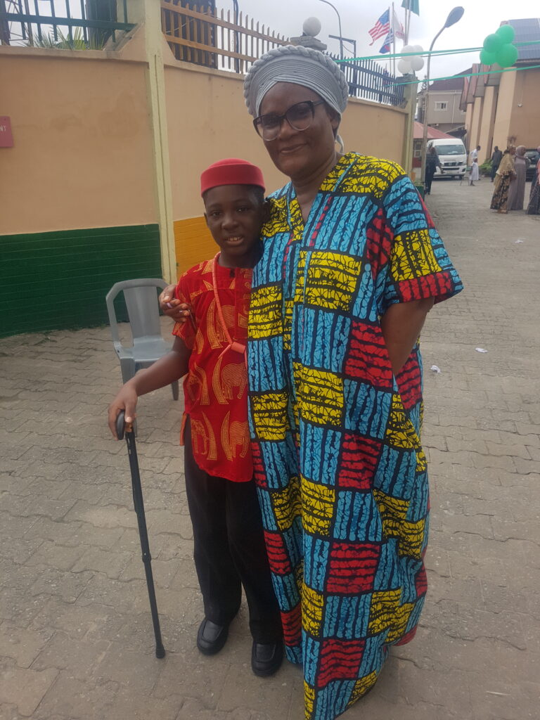 Nigeria's 65th Independence Celebration: Teacher and learner at Pampers Private School cultural day celebration. Tour Africa Magazine