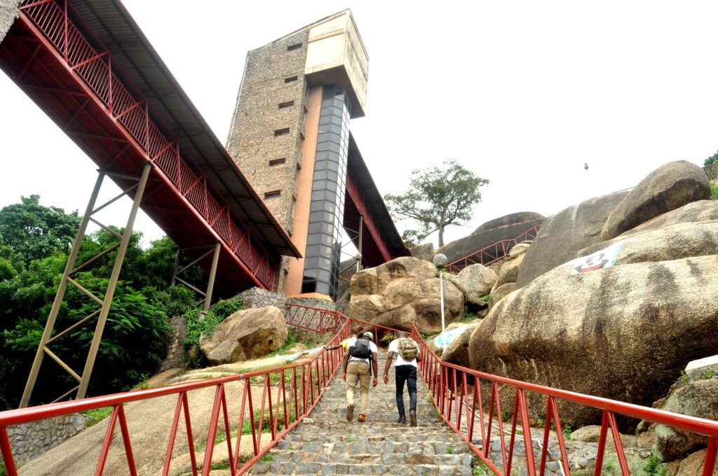 Festive Travel in Nigeria: Olumo Rock tourist attraction in Abeokuta. Tour Africa Magazine 