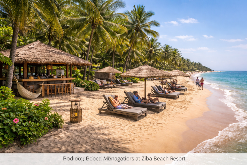 “Leisure beach front at Ziba Beach Resort, Lagos” Tour Africa Magazine