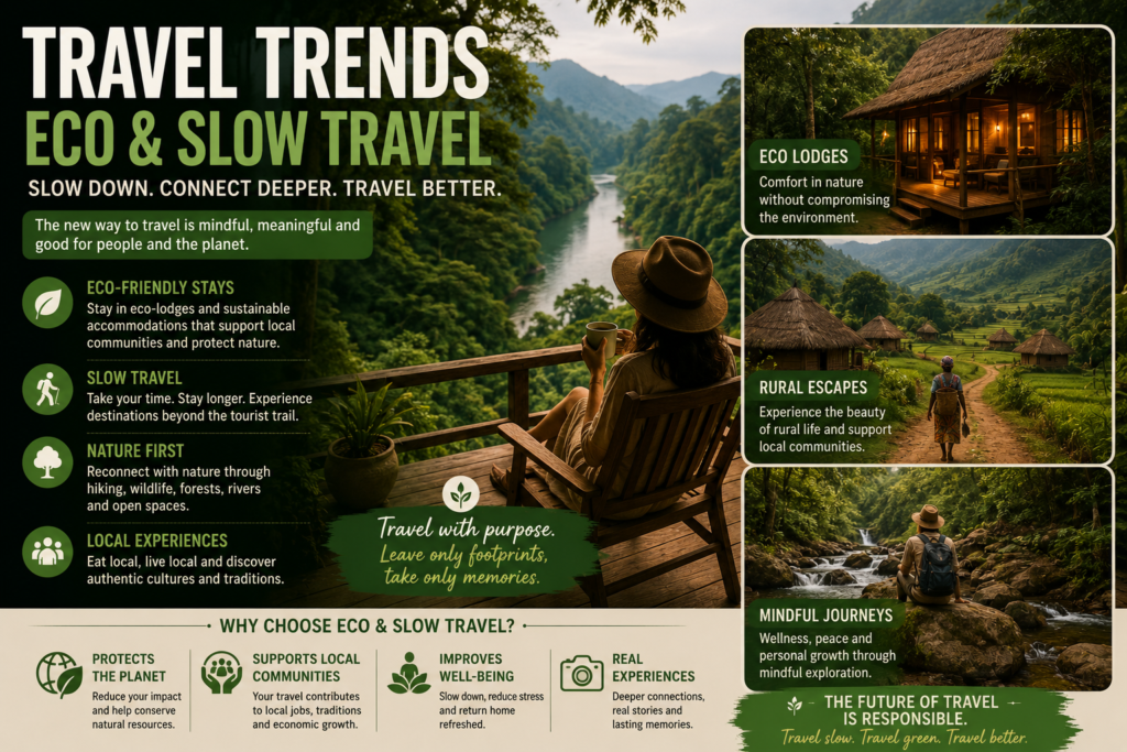 Eco tourism and slow travel trends in 2026