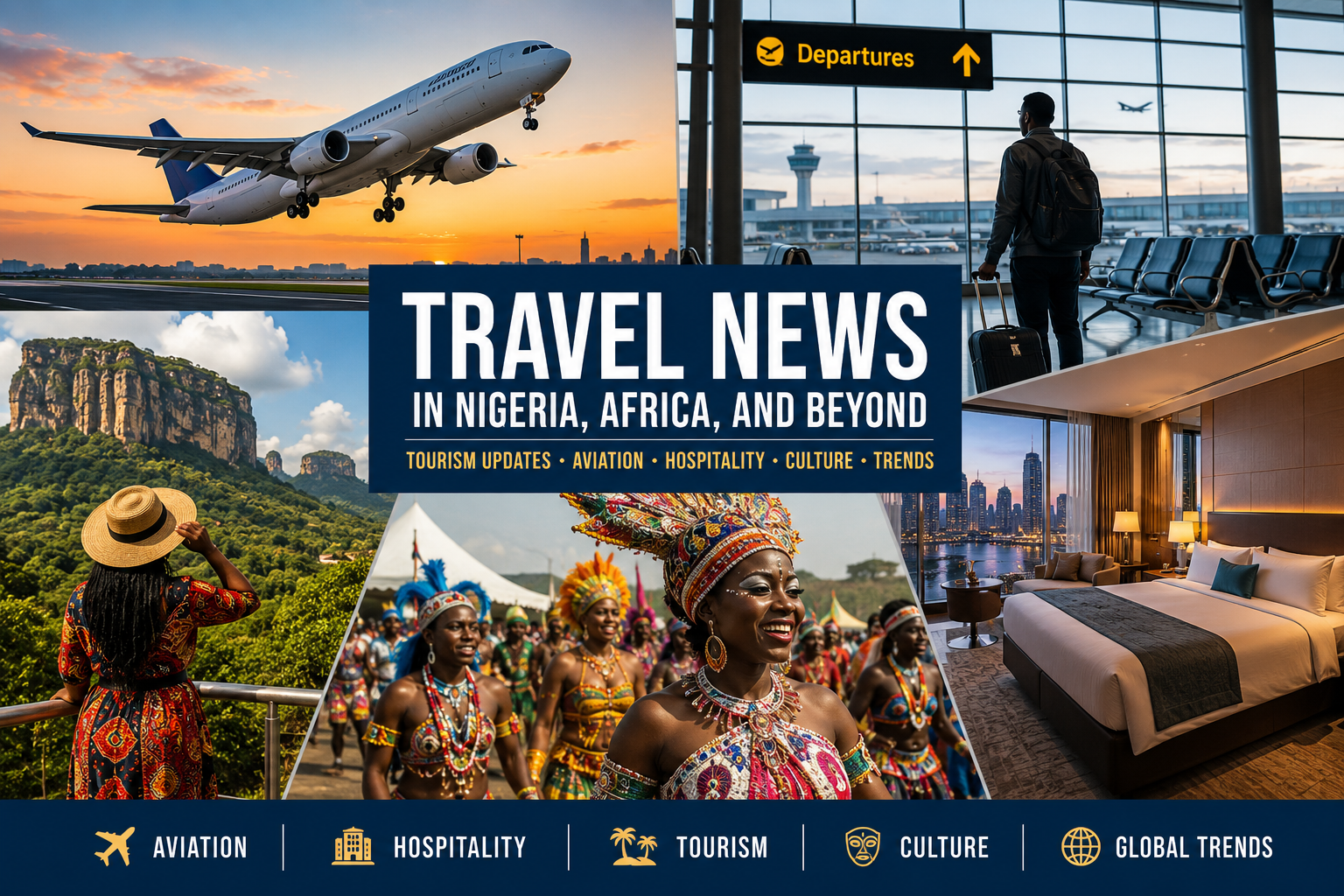 Travel news in Nigeria, Africa and beyond featuring tourism, aviation, hospitality and cultural events
