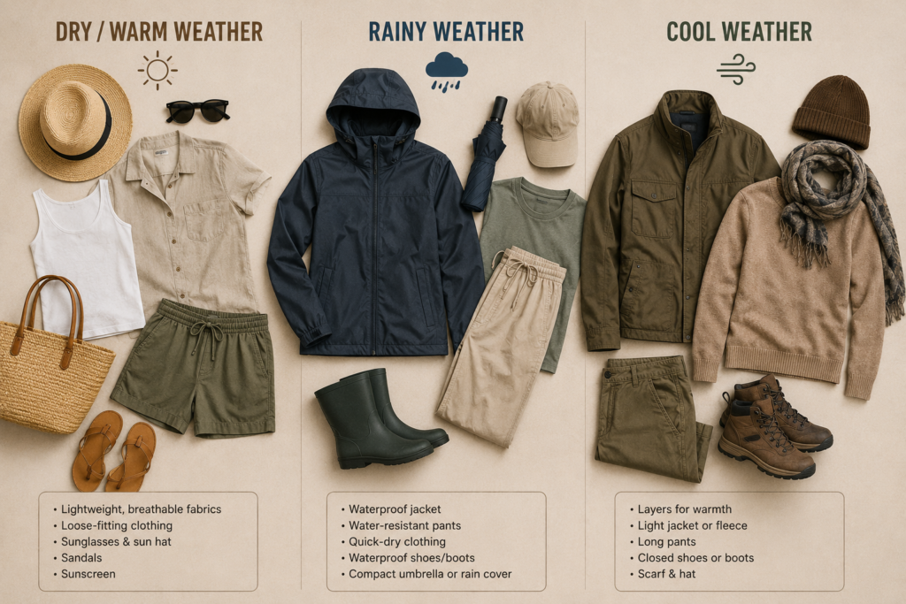 Travel Fashion in Africa: Clothing suitable for different African travel seasons