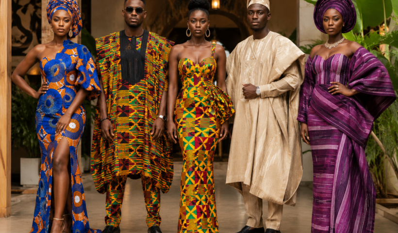 Modern African fashion trends featuring Ankara, Aso Oke, and Kente styles in 2026