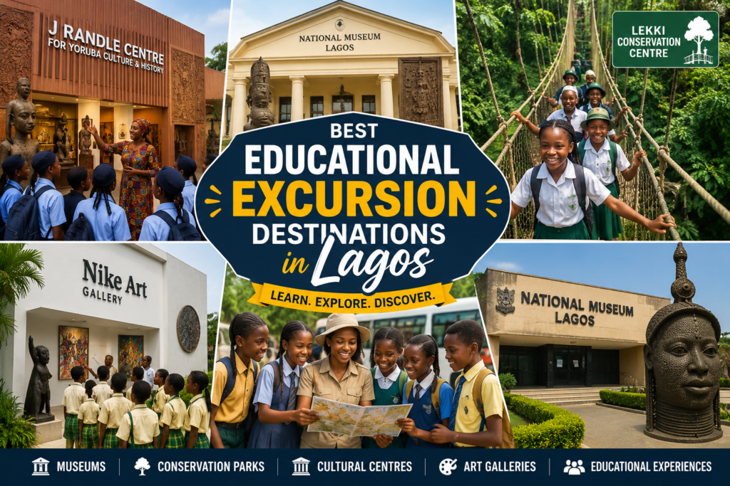 Students exploring the best educational excursion destinations in Lagos
