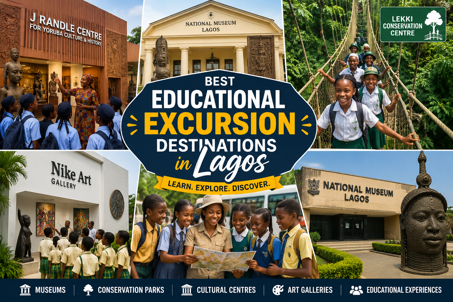 Students exploring the best educational excursion destinations in Lagos