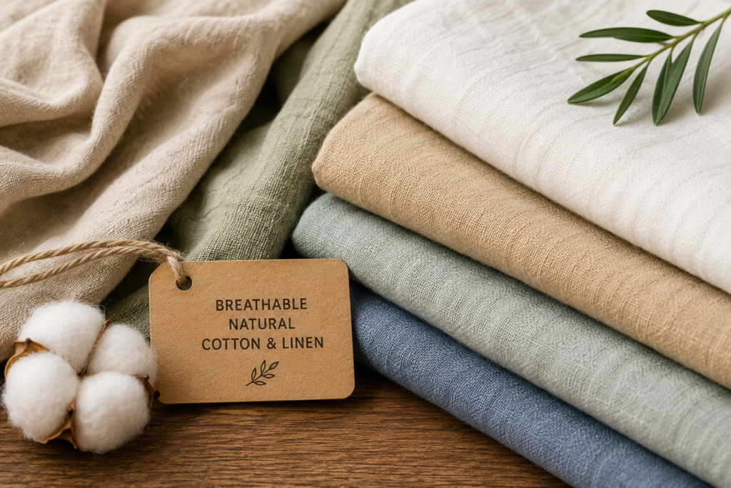 Travel Fashion in Africa: Cotton and linen travel clothing suitable for warm African climates