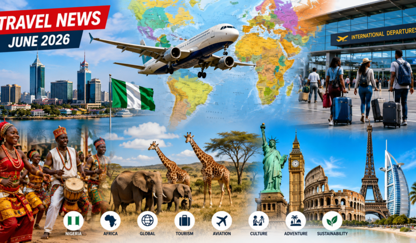 Travel News June 2026 featuring Nigeria Africa and global tourism updates