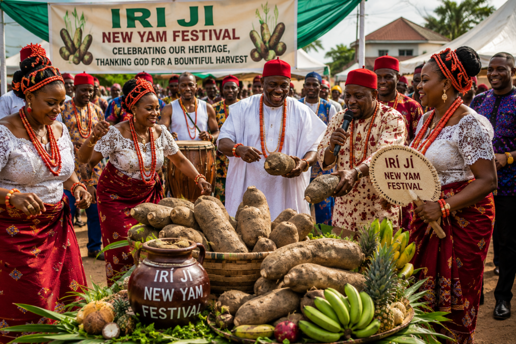 New Yam Festival Iri Ji celebration showcasing southeastern Nigerian culture
