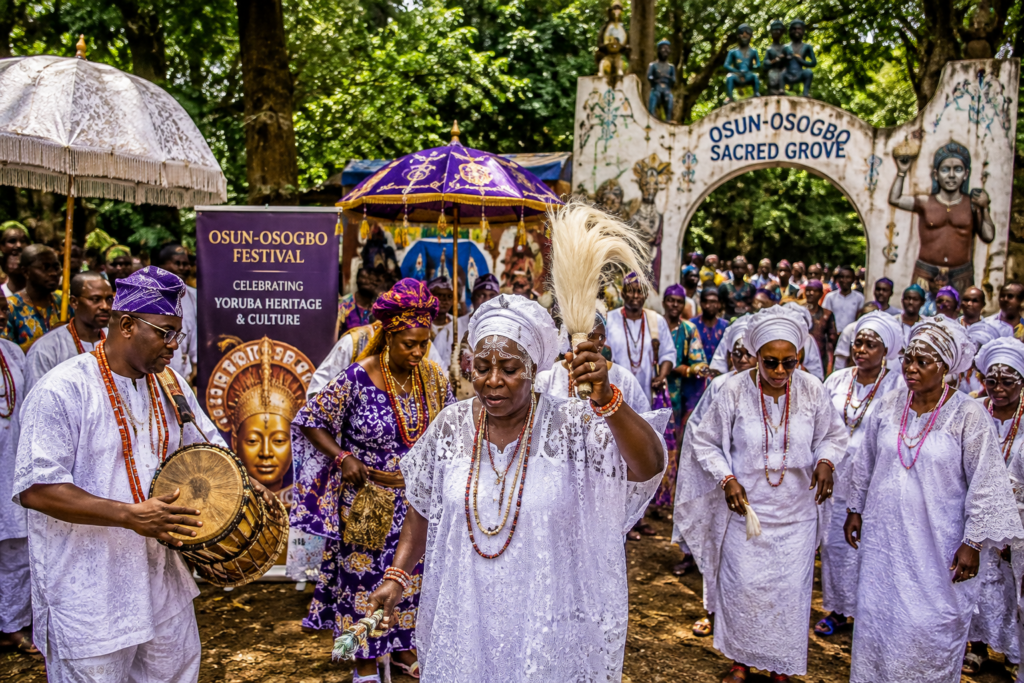 Osun-Osogbo Festival celebrating Yoruba cultural heritage in Osun State, Nigeria