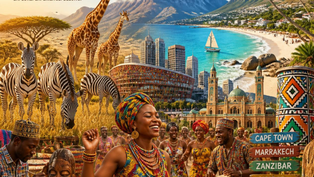African tourism economy connecting destinations and experiences across the continent